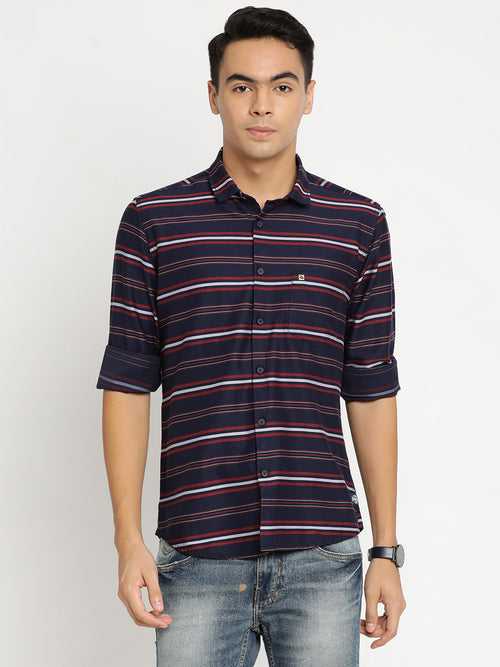 Navy Stripes Shirt