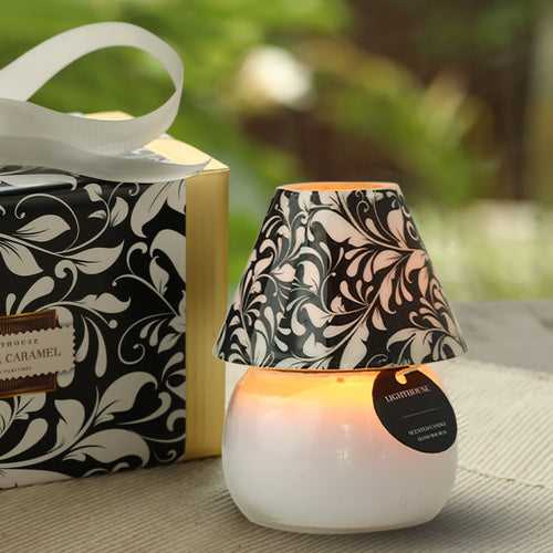 Scented Candle Lamp in Vanilla Caramel Aroma