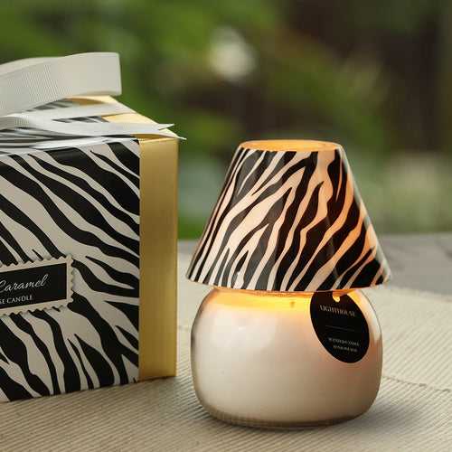 Scented Candle Lamp in Vanilla Caramel Aroma