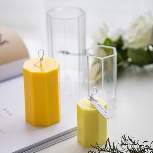 3D Hexa Poly Candle Mold