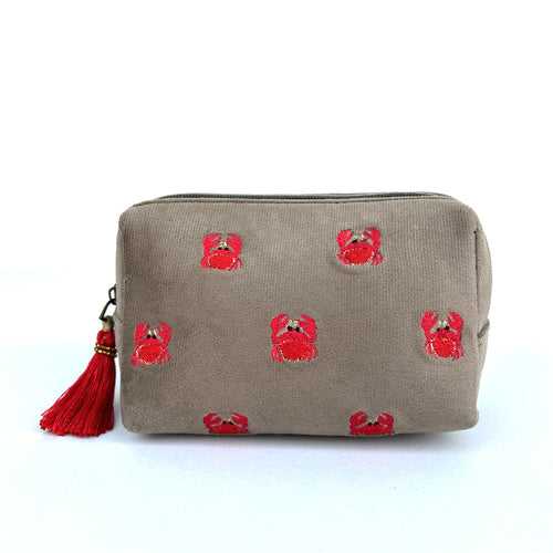 Red Crab Makeup Pouch