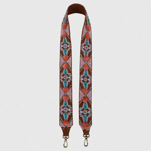 HARMONY TAN EMBROIDERED HANDLE  - ( ONLY STRAP)