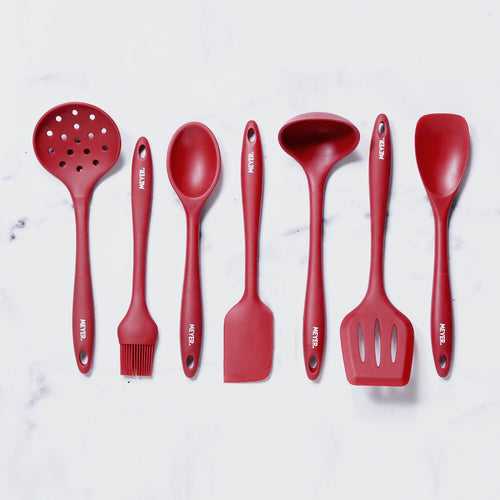 Meyer 7 Pcs Red Silicone Accessory Set