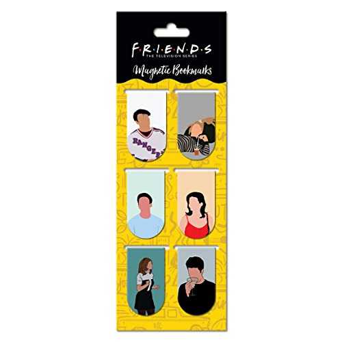 Friends TV Series - Characters Pack of 6 Magnetic Bookmarks