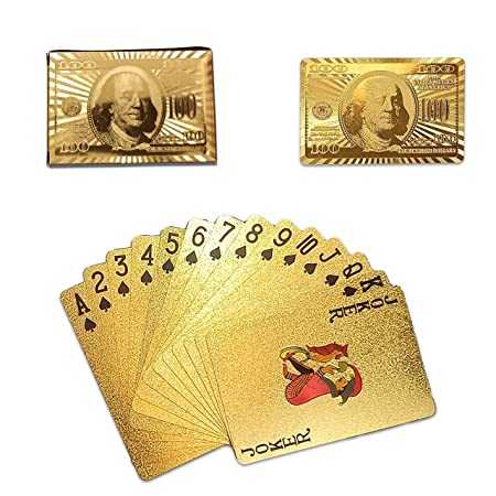 Premium Golden Plated Playing Cards