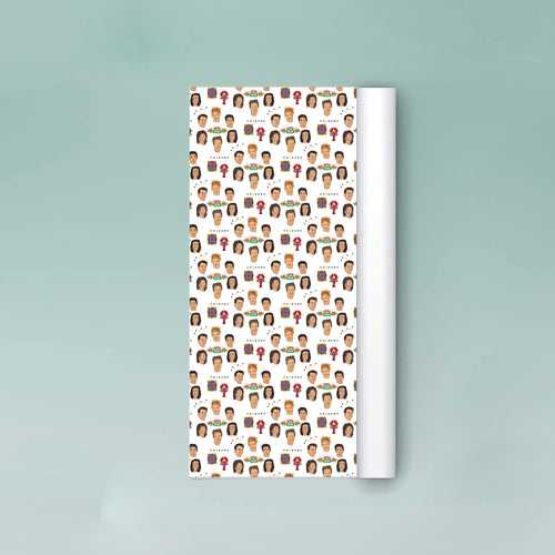 Friends TV Series Design Gift Wrap Paper Sheet (30" X 20") - Pack of 5