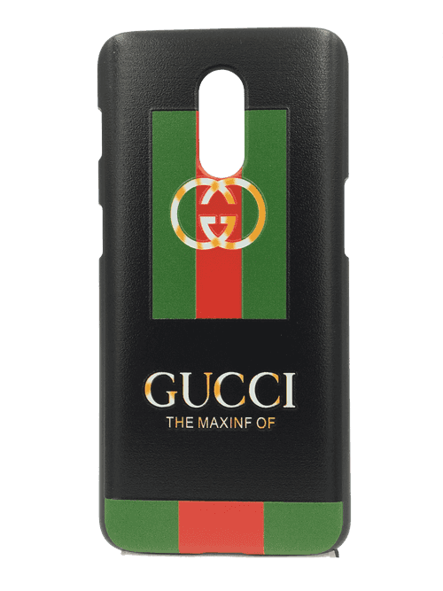 TDG OnePlus 6T 3D Texture Printed Designer Gucci Hard Back Case Cover