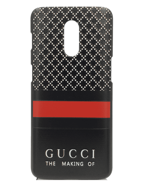 TDG OnePlus 6T 3D Texture Printed Designer Gucci Hard Back Case Cover