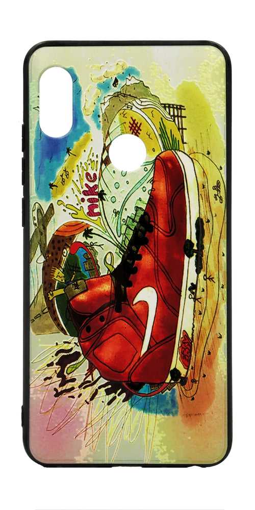 TDG Xiaomi Redmi Note 5 Pro 3D Texture Printed Nike Brand Hard Back Case Cover