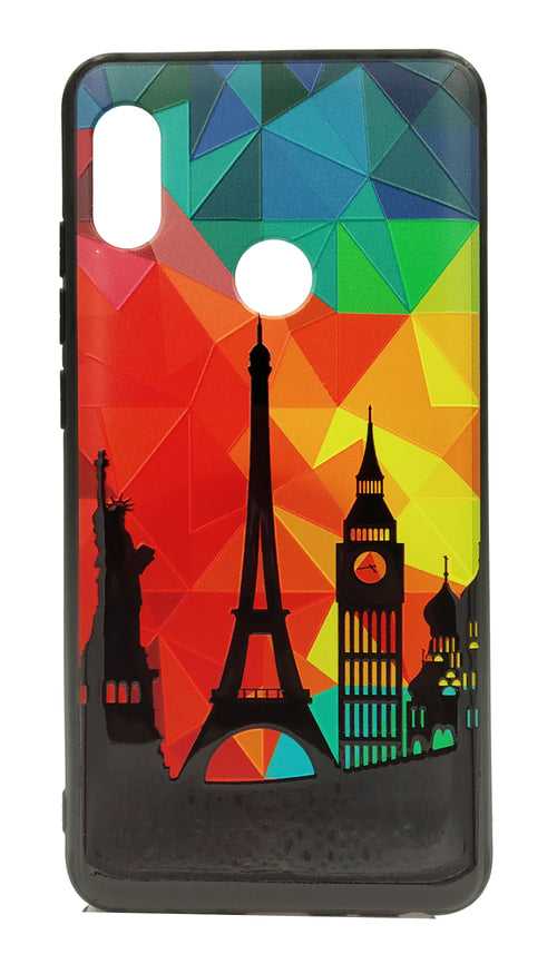 TDG Xiaomi Redmi Note 5 Pro 3D Texture Printed Mozaic Hard Back Case Cover