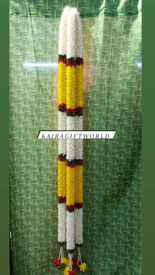 White/Yellow/Red Garlands!!! Pair