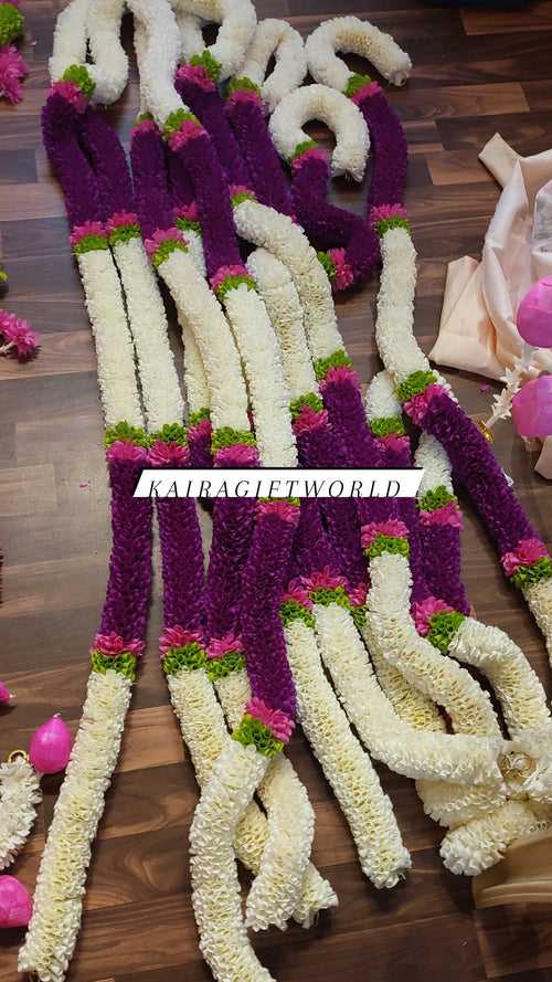 White and Purple Garlands!!!