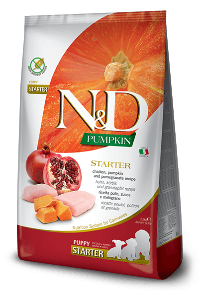 N&D Grain Free Chicken, Pumpkin & Pomegranate Starter Puppy Food