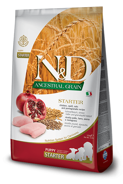 N&D Ancestral Grain Chicken & pomegranate Starter Puppy Food