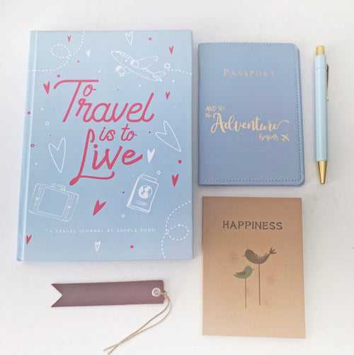 Travel is life Gift Hamper with Box | PrePacked