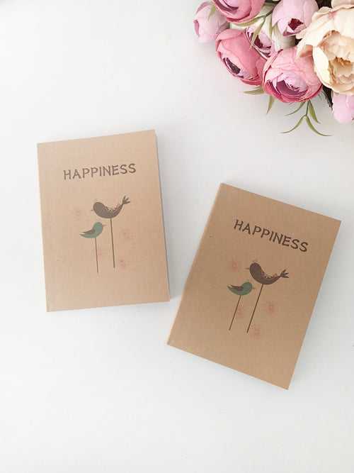 A6 Size Happiness Notebook | Set of 2
