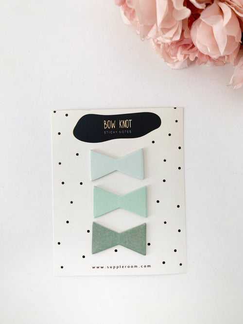 Bow Knot Sticky Notes/ Page Markers