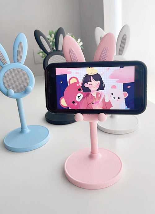Cute Bunny Rabbit height adjustable Phone holder