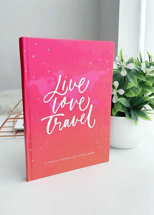 "Live Love Travel" Travel Planner Journal | A5 Size Hardcover