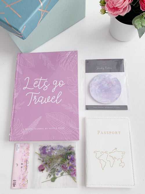 "Love to Travel" Gift Hamper with Box | PrePacked