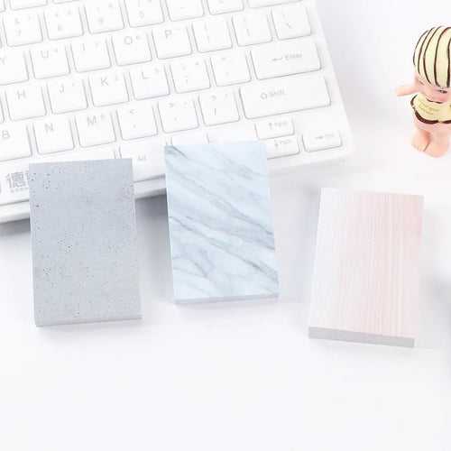 Marble Stone Textured Sticky Notes | Self Adhesive | 70 sheets