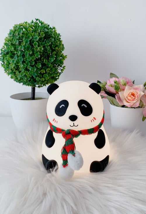 SoftGlow Panda Touch Silicone Lamp