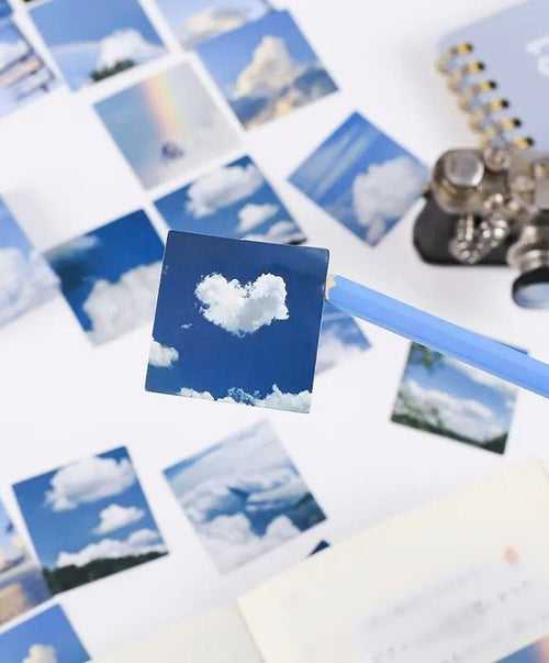 Sunny Sky Mini Paper Sticker Box for Planning/ Journaling | 46pcs per box