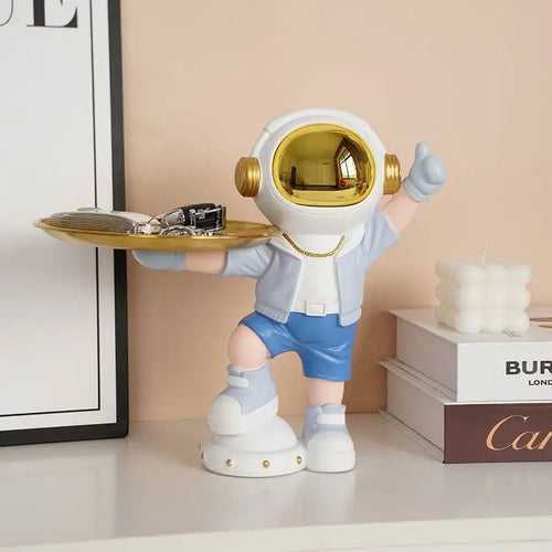 Astronaut Serve Showpiece - Blue