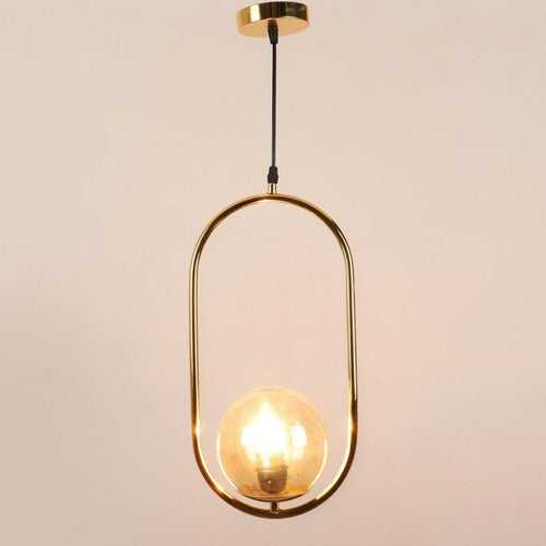 Gold Metal Pendant Hanging Light