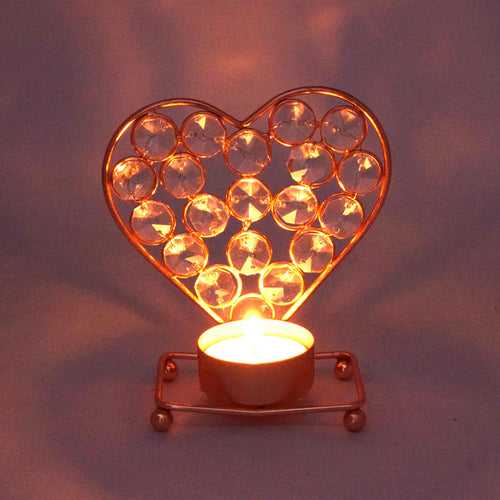 Crinds Heart Shape Candle Lamp