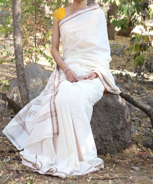 Malkha's Classic Kora Sarees