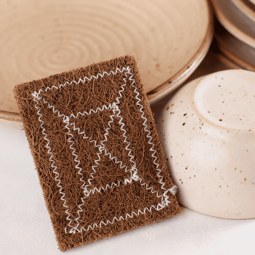 Coconut-coir Dish Scrubber