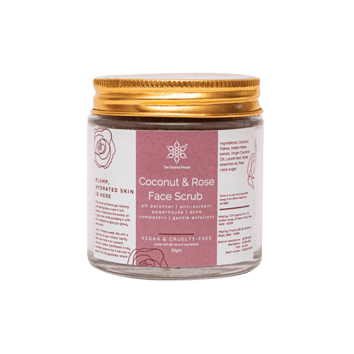 Coconut & Rose Face Scrub