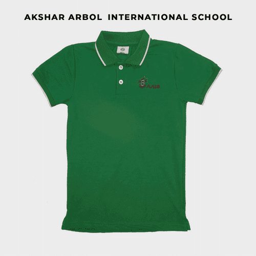 Akshar Arbol Green Uniform T-shirt (G6- G12)