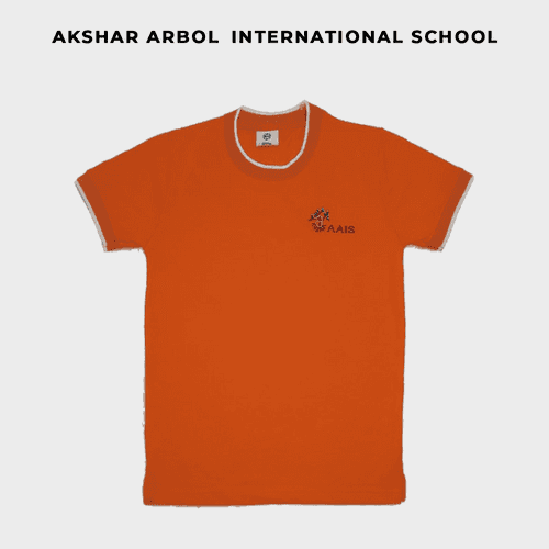Akshar Arbol PE Uniform T-Shirt- Orange (ELC1- G3)