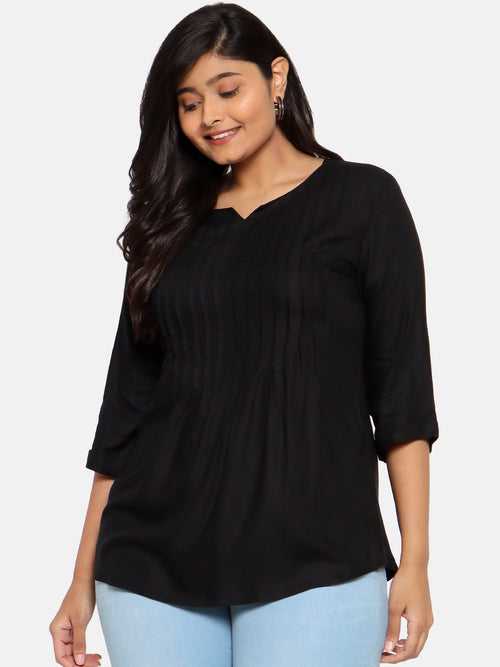 Viscose Pleated Top