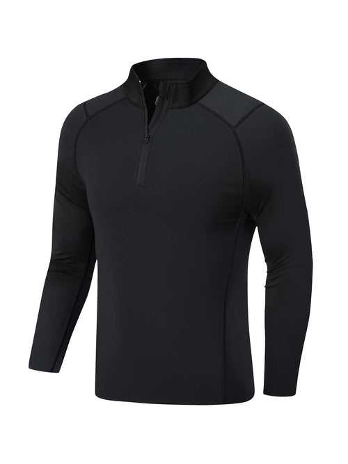 Half Zip Raglan Sleeve Stand Collar Sports Sweatshirt