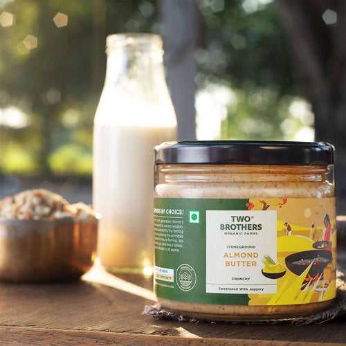 Almond Butter with Jaggery, Crunchy 300g