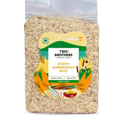 Stony Ambemohar Rice, Unpolished 1kg