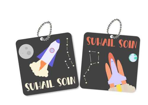 Bag Tags - Space Traveller