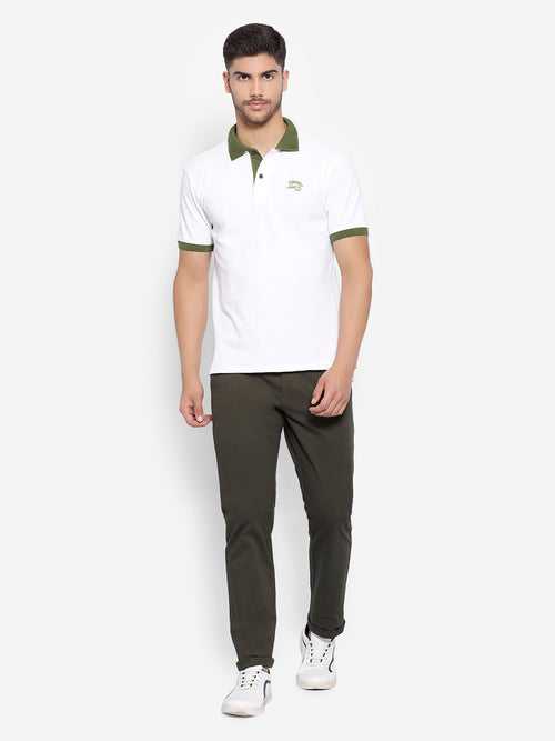 JUMP USA Men Premium Cotton Slim Fit Sustainable Chinos