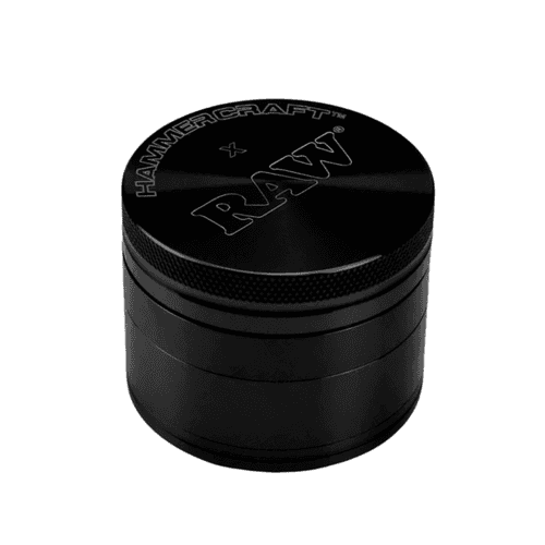 HAMMERCRAFT X RAW ALUMINUM GRINDER 4PT - BLACK