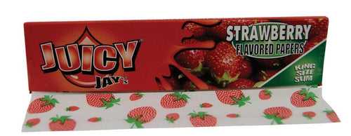 Juicy Jay Rolling Papers - Strawberry Flavour - KSS