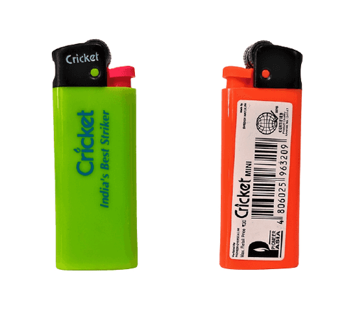 Cricket Disposable Lighters - Mixed Color Fluo (Mini)