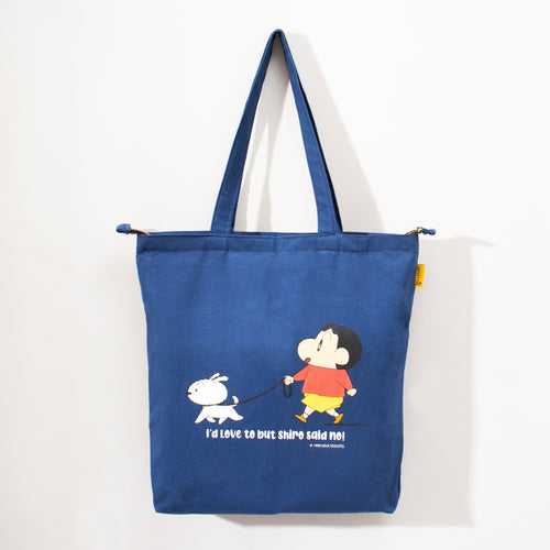 Shinchan: Shiro Zipper Tote Bag