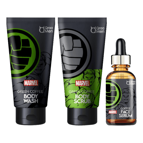 Hulk Green Coffee Body Care Kit