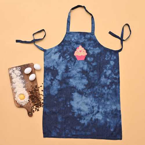 The Cupcake Denim Apron