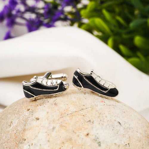 Glenn Silver Boot Cufflinks