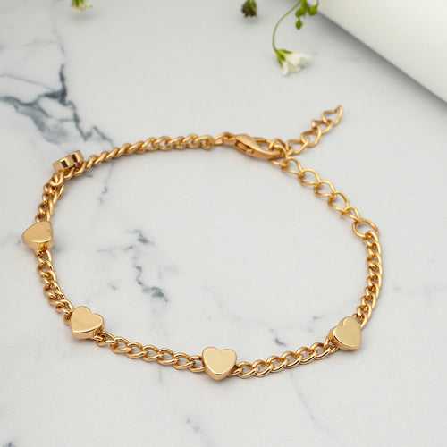 Golden Hearts Bracelet