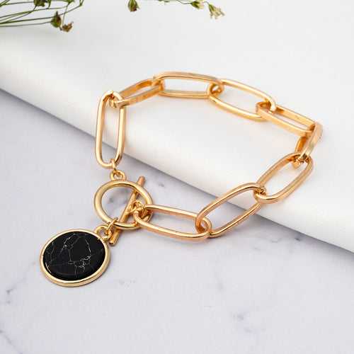Golden Marble Bracelet